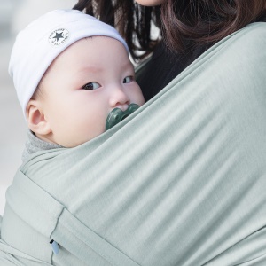 Bellemid日韩潮流婴儿背带ins网红款 西尔斯前抱式夏季透气轻便宝宝背巾多功能四季简易抱娃神器 薄荷绿（男女通用） s